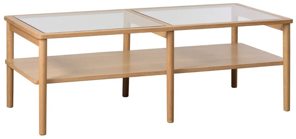 Dizajnový konferenčný stolík Dallan 120 cm prírodný dub
