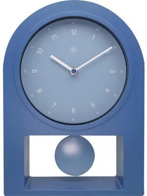 Stolné hodiny NeXtime Swing Table modré 30 x 20 cm