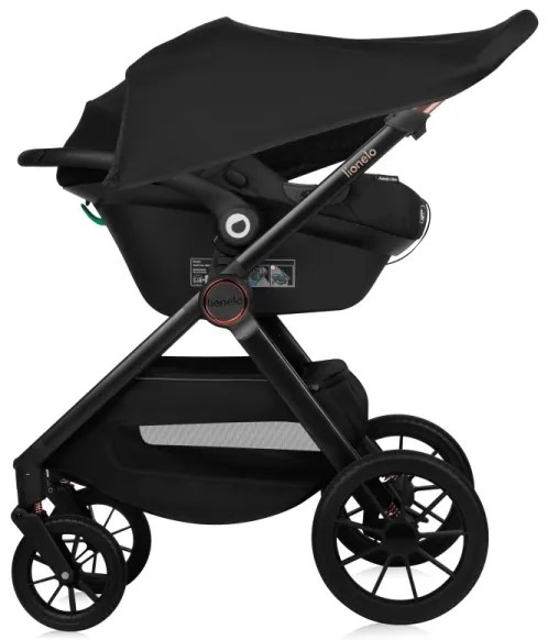 Lionelo - Kombinovaný kočík 3v1 LAYLA Hnedo-rezavá