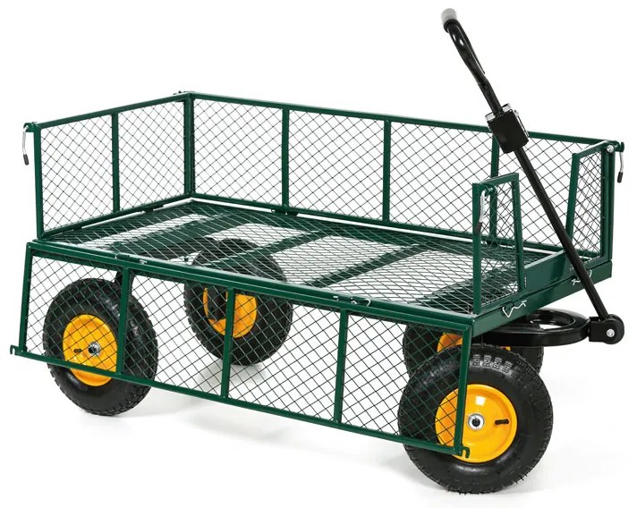 Zahradný vozík, nosnosť 300 kg, 1135 x 520 x 550 mm