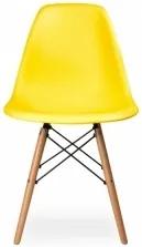 Židle DSW, žlutá (Buk) S24234 CULTY +