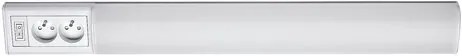 Rabalux BATH 2E LED podlinkové svietidlo s vypínačom a 2x zásuvkou, 70 cm