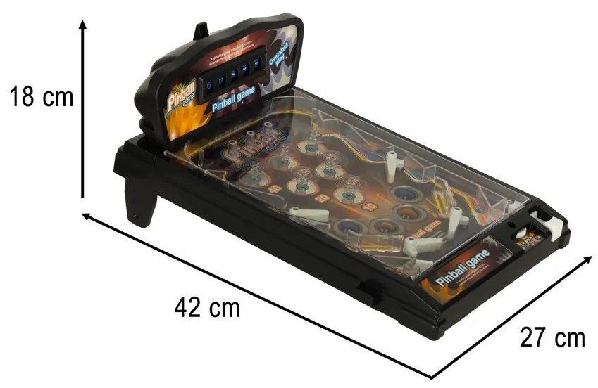 IKO Arkádový herný stôl Pinball flipper so svetlami a hudbou