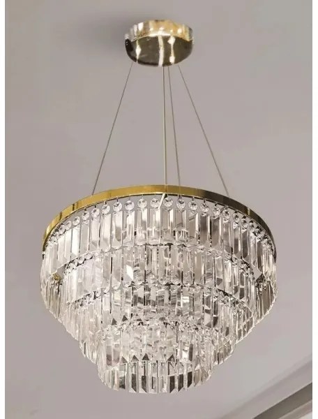 Azzardo AZ4906 - Krištáľový luster na lanku SALERNO 12xG9/40W/230V