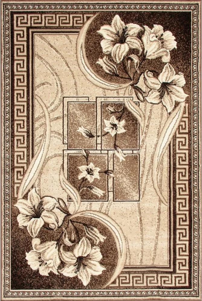 Kusový koberec PP Lilie béžový, Velikosti 120x170cm