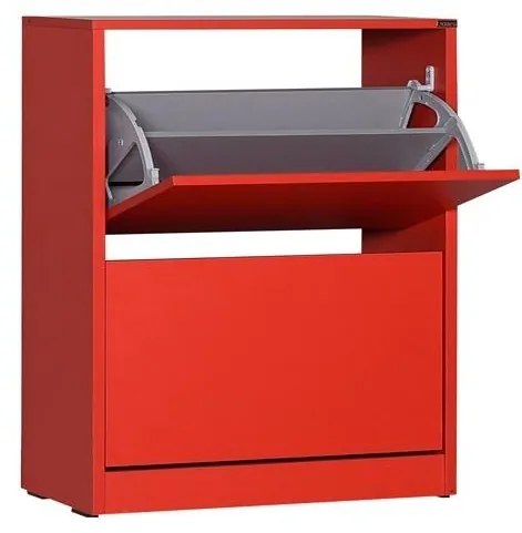 Botník (skrinka na topánky) Tosina 5 (červená). Akcia -22%. Vlastná spoľahlivá doprava až k Vám domov. 1094583