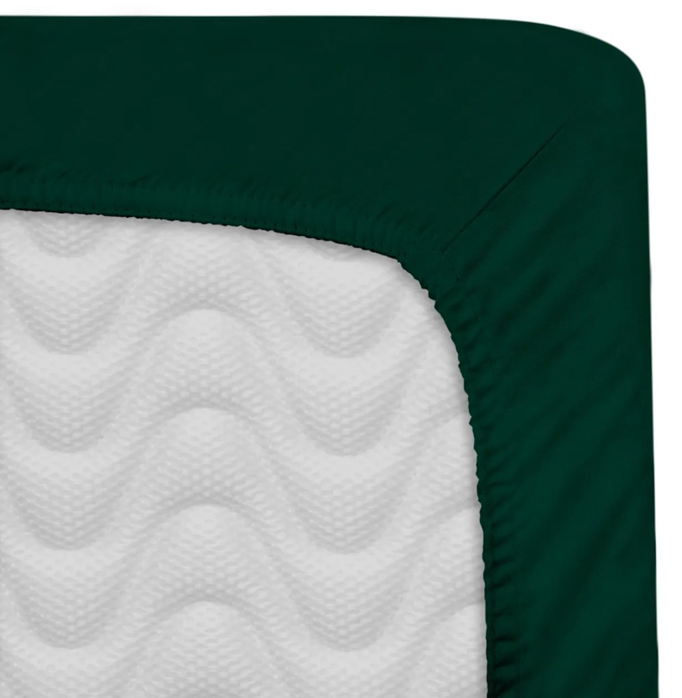 SATÉNOVÉ PRESTIERADLO 036 160X200 CM TMAVOZELENÉ