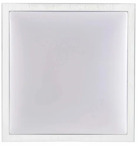 Stropné svietidlo KAZIMIERZ 2xE27/20W/230V 29,5x29,5 cm strieborná