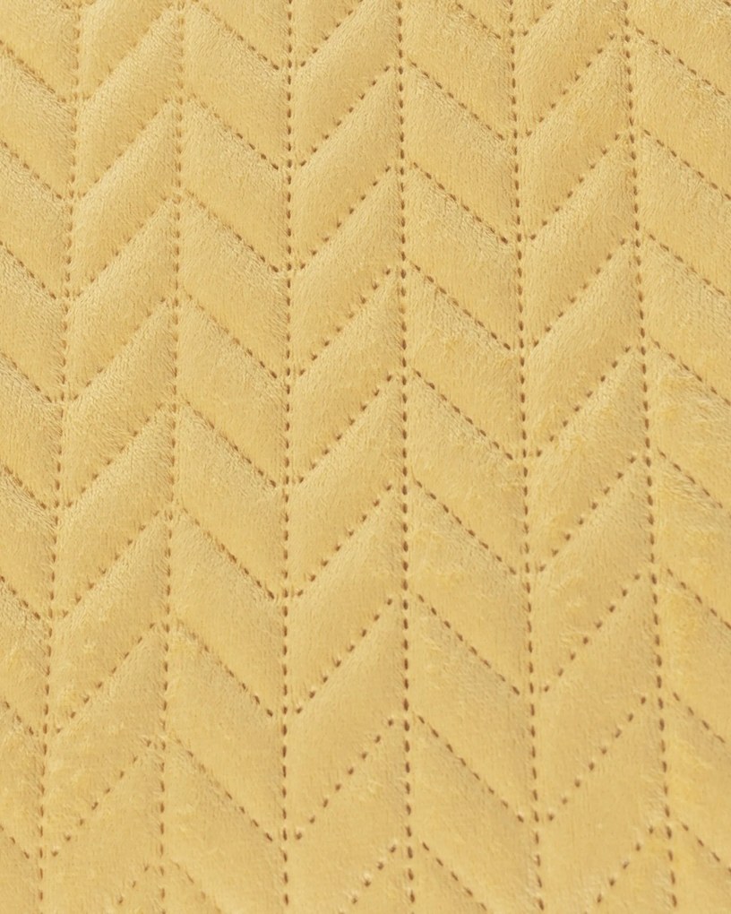 Zamatový prehoz Silky Touch 220x240cm yellow