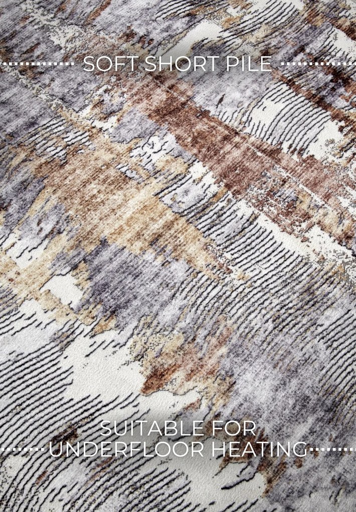 Kusový koberec Imagination New 106036 Copper/Gold z kolekcie Elle, 200x290, viacfarebná, obývacia izba, ELLE Decoration