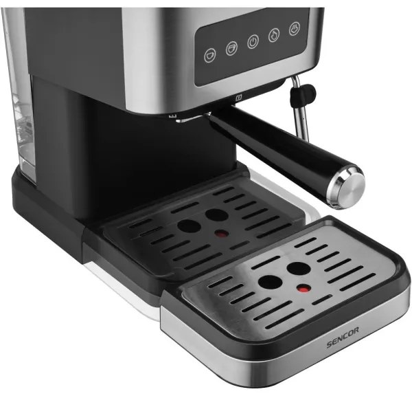 Sencor - pákový espresso kávovar 1050W/230V čierny/matný chróm