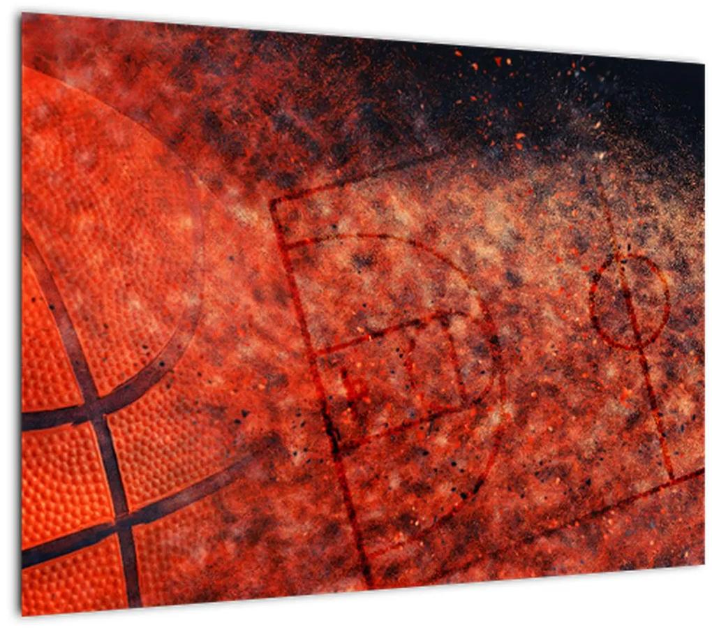 Obraz - Basketbalová lopta (70x50 cm)