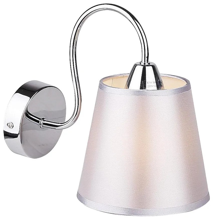 Candellux LUK Nástenné svietidlo 1X40W E14 Chrome 21-70739