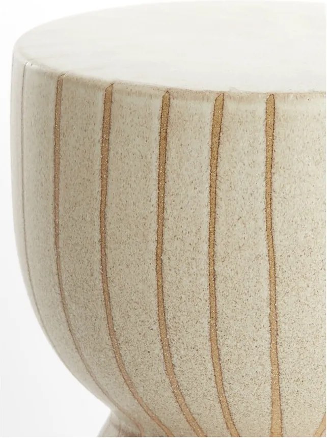 Keramický okrúhly odkladací stolík ø 28,5 cm Finca – Light & Living