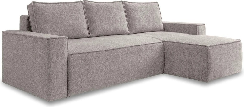 XXXLutz ROHOVÁ SEDAČKA, textil, sivá, biela MID.YOU - Sedačky - 001454003601