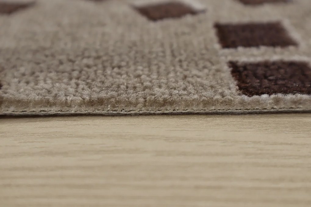 Sintelon koberce Metrážny koberec Roines beige - Kruh s obšitím cm