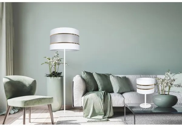 Stolná lampa CORAL 1xE27/60W/230V biela