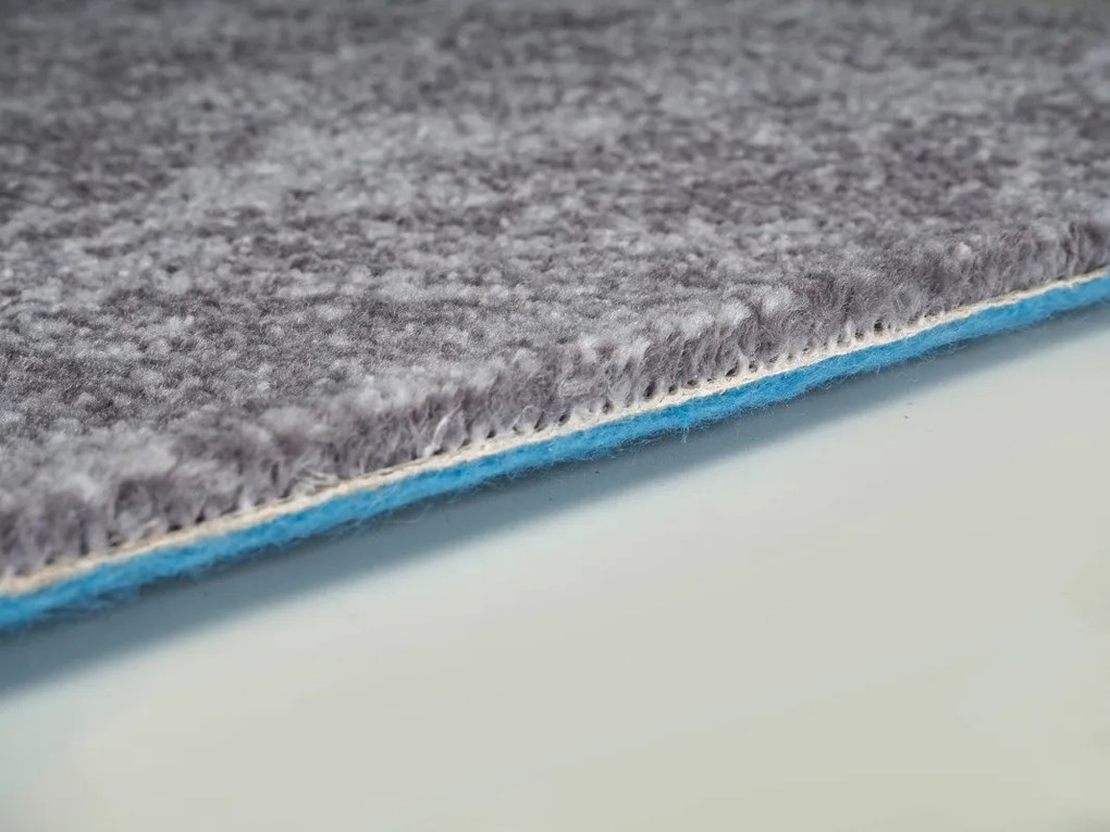 Metrážny koberec Serena 6602, na mieru, šíře 4m,5m, šedá, filc, obývacia izba, Condor Carpets