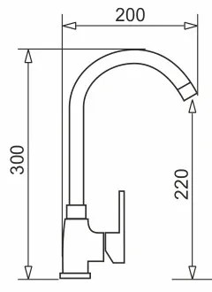 Pyramis 90918601 - Kuchynská batéria BELLO biela