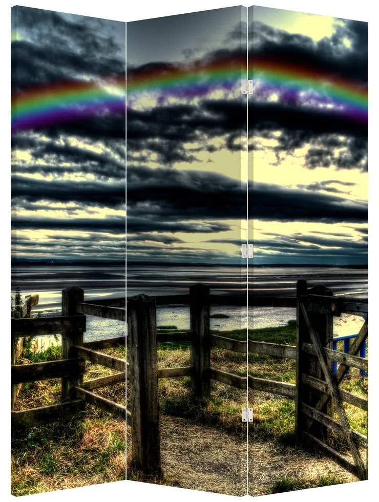 Paraván - Dúha nad morom (126x170 cm)