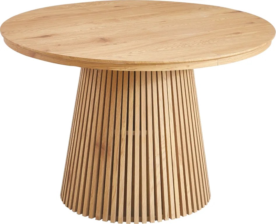 Jedálenský stôl, rozkladací, dub, 120-200x75 cm, ZEKEN TYP 1