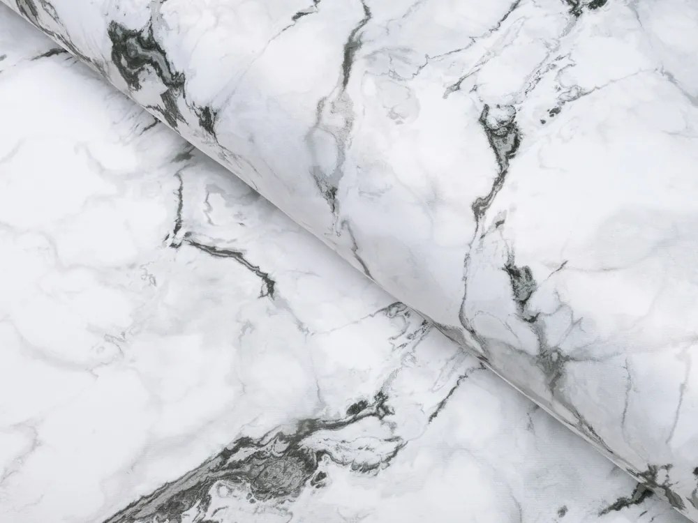 Biante Dekoračný behúň na stôl PM-064 Sivý mramor 35x180 cm