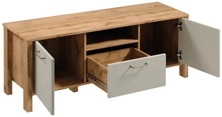 Televízny stôl Indigo RTV1S, wotan/beige