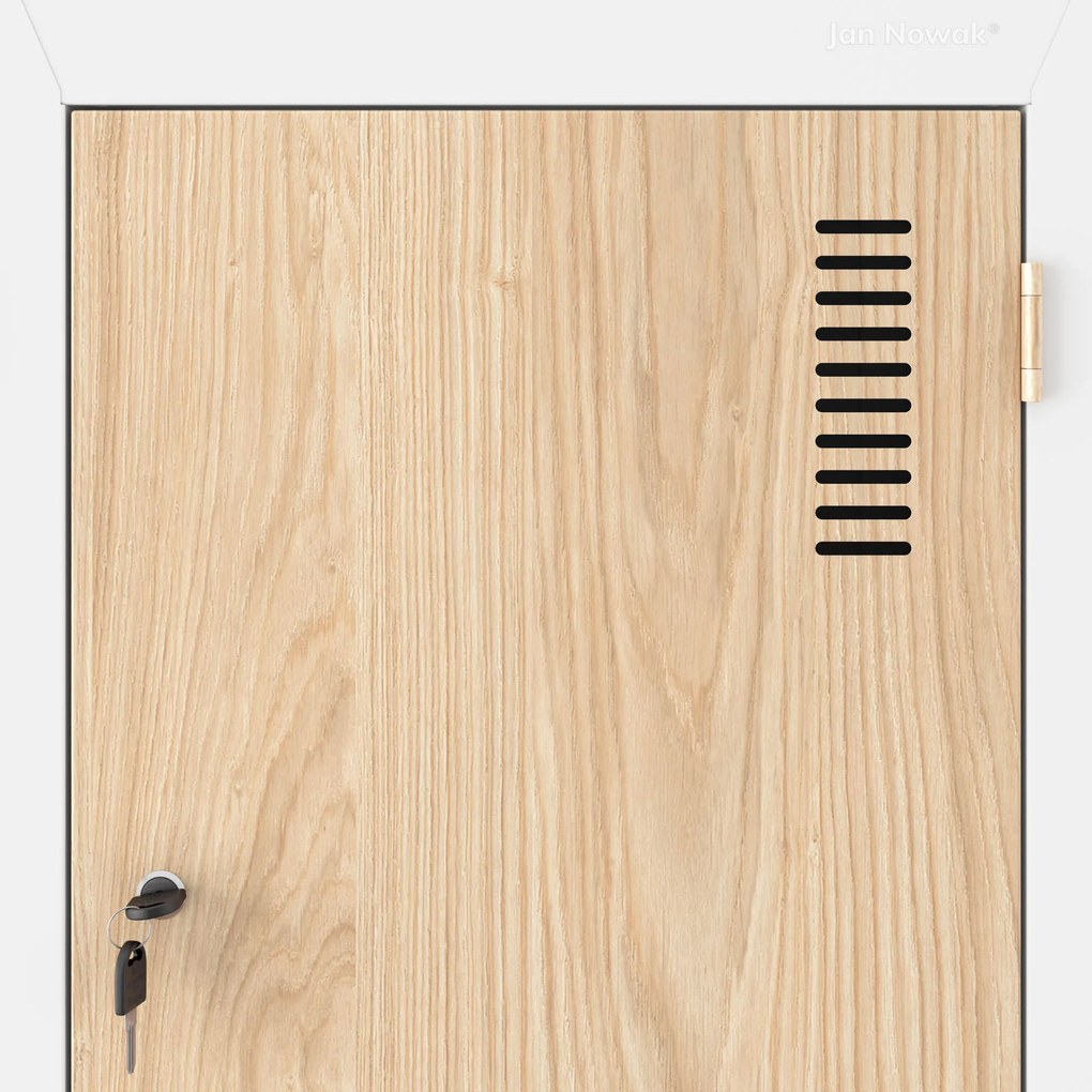 Kovová skriňa JULIA, 800 x 1850 x 450 mm, Eco Design: biela/dub sonoma