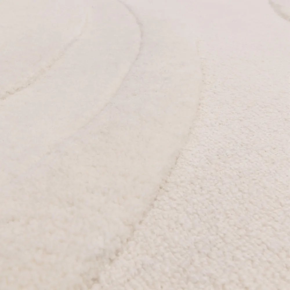 Biely vlnený koberec 200x290 cm Olsen – Asiatic Carpets