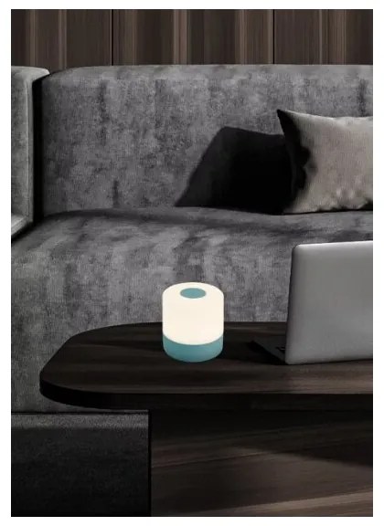 Briloner 7461010 - LED Stmievateľná nabíjacia stolná lampa LED/2W/5V IP44 modrá