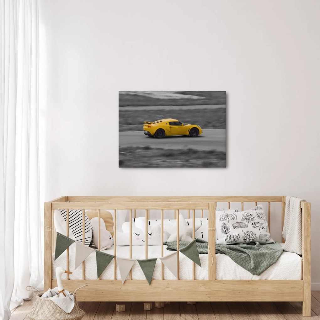 Obraz - Rýchle auto (70x50 cm)