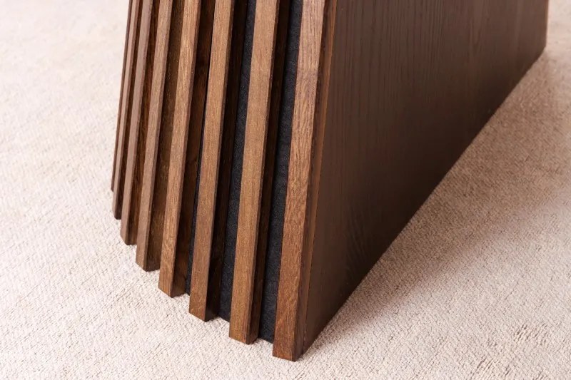 Rozťahovací jedálenský stôl Wadeline 120-160-200 cm tmavý dub