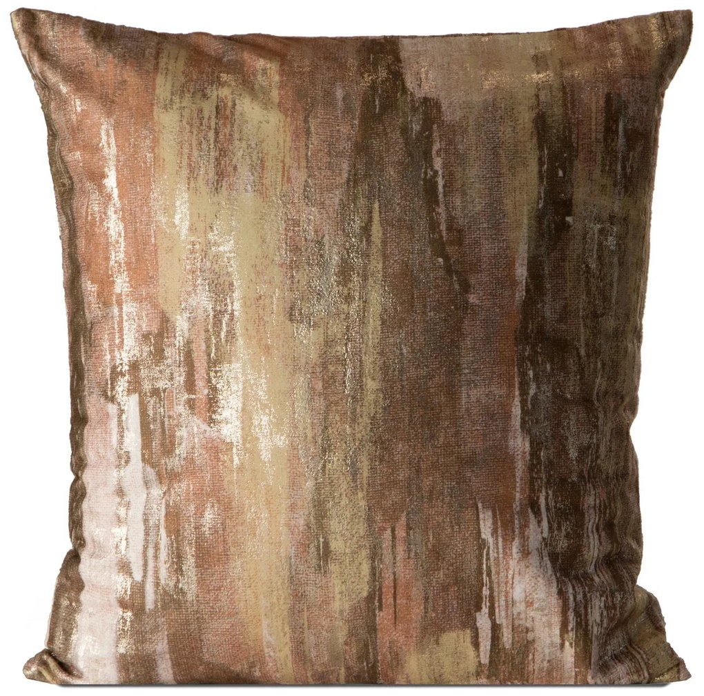 DEKORAČNÁ OBLIEČKA NA VANKÚŠ ELLA 45X45 CM TEHLOVÁ