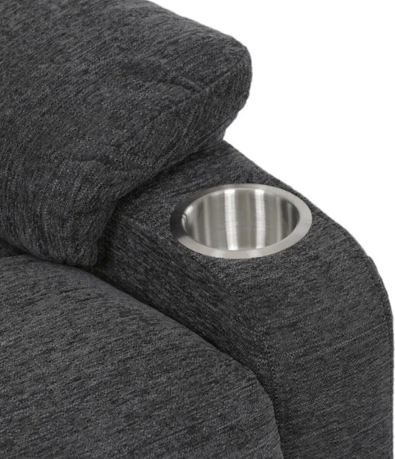 Polohovacie kreslo sivé, elektrické TV-S8348 GREY2