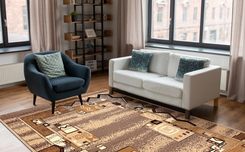 Koberec BCF Morad Slaik, béžový