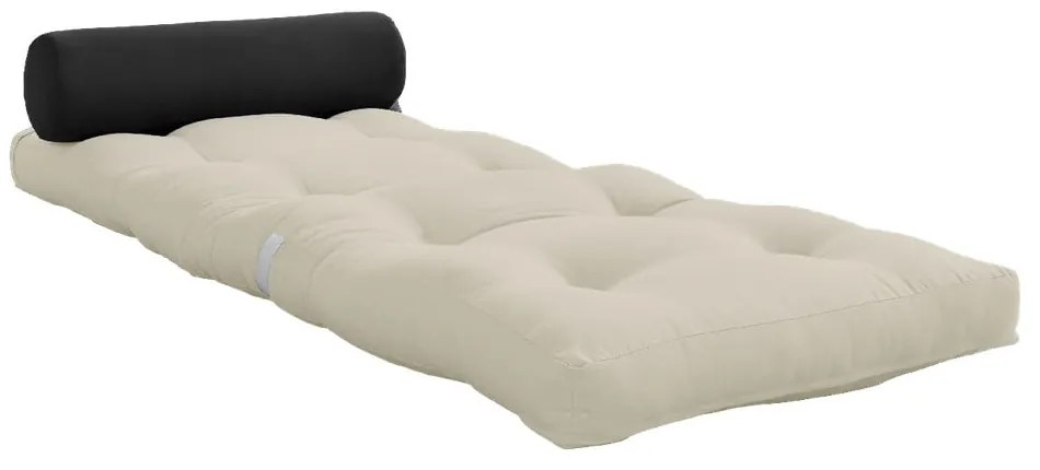 Sivobéžový futónový matrac 70x200 cm Wrap Beige/Dark Grey – Karup Design