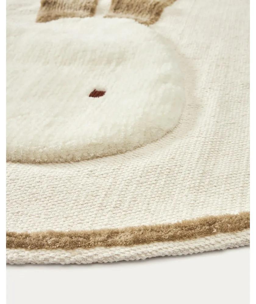 Krémový detský koberec ø 100 cm Yanil – Kave Home