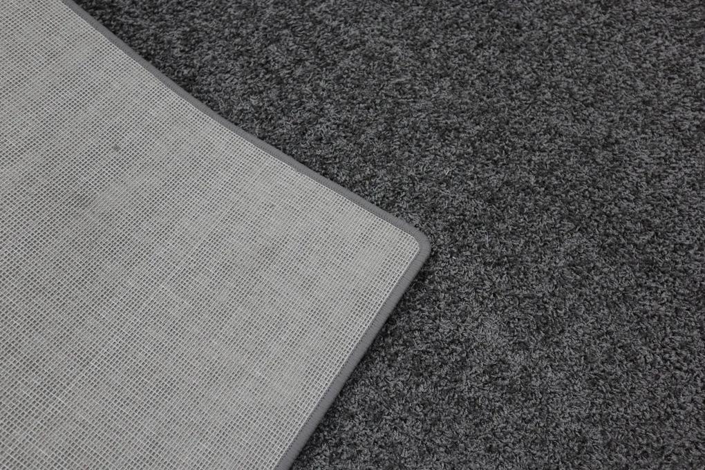 Vopi koberce Kusový koberec Color Shaggy sivý - 140x200 cm