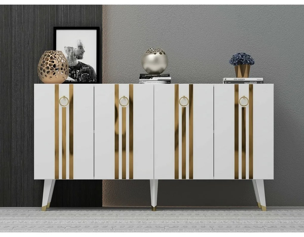 Skrinka Isil White and Gold