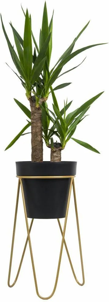 STOJAN NA KVETINÁČ TRIPOD 45X30X24 CM ZLATÁ