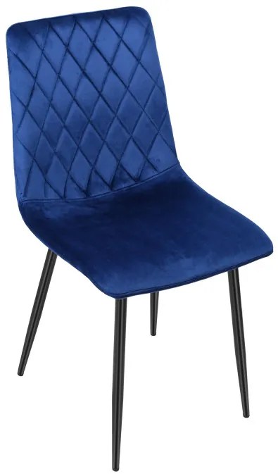 Jedálenská stolička DEXTER zamatová, granátová