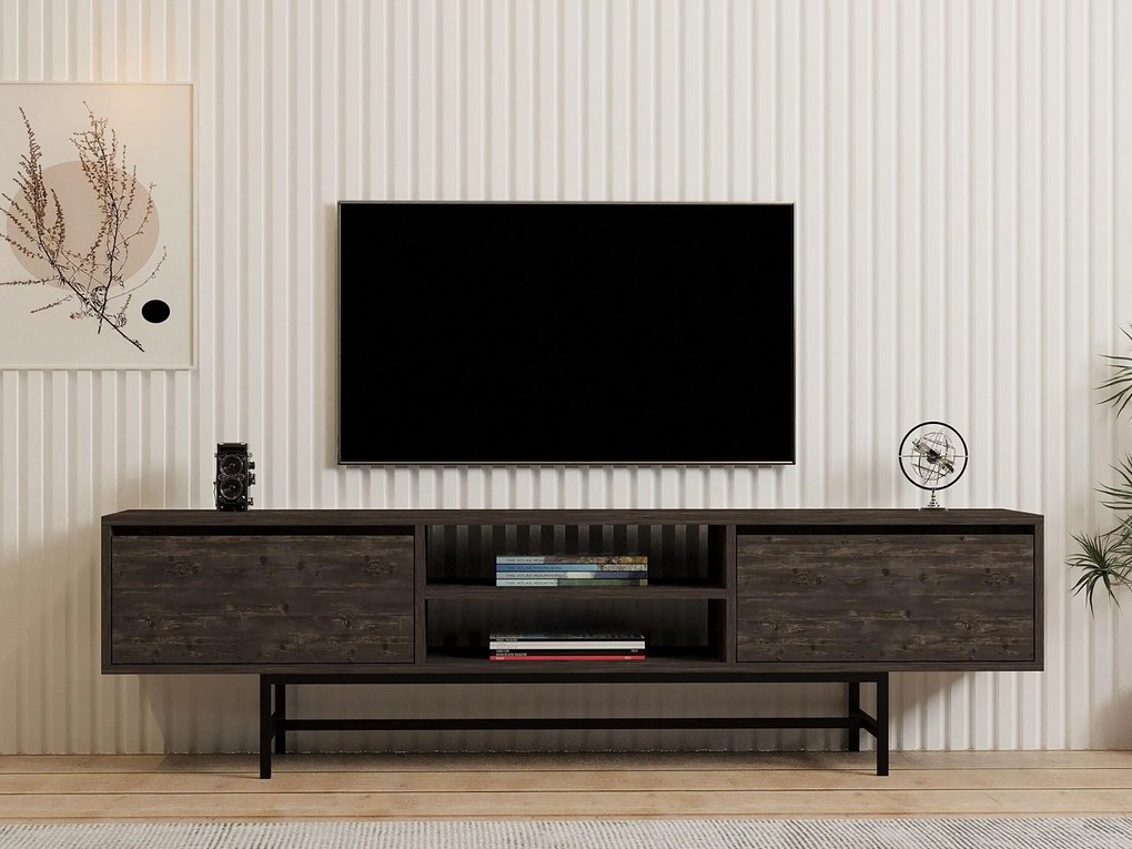 TV stolík/skrinka Nubola (antracit) . Akcia -30%. Vlastná spoľahlivá doprava až k Vám domov. 1095600