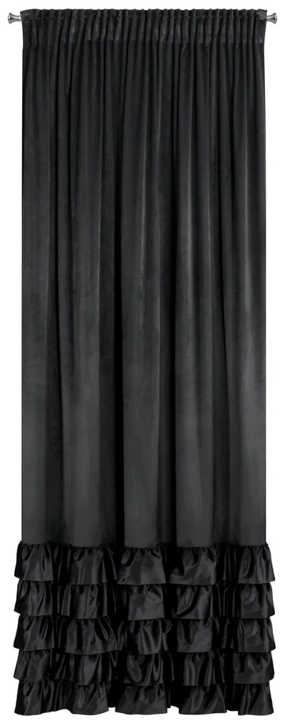 ZATEMŇOVACÍ ZÁVES NA PÁSKE DANI 140X250 CM ČIERNA