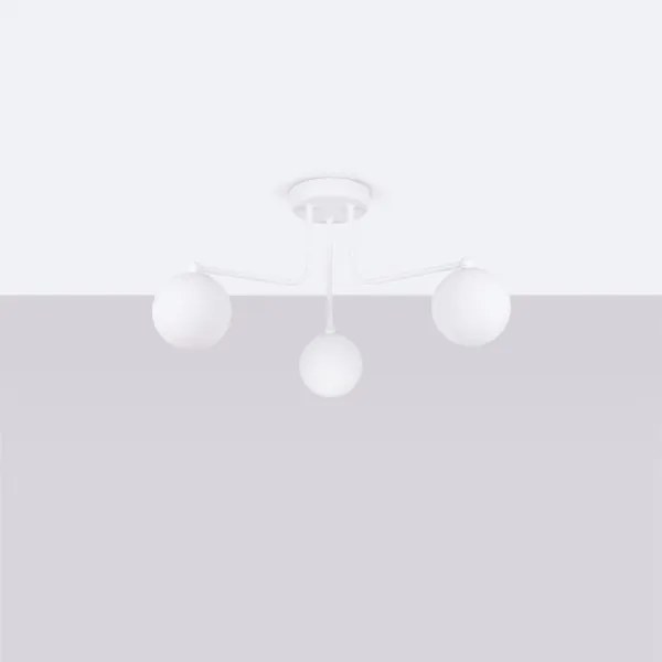 Sollux SL.1659 - Luster na tyči ASTRAL 3xG9/8W/230V biela