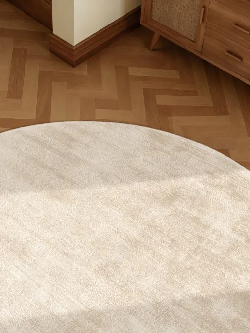 Koberec JANE slonia kosť kruh