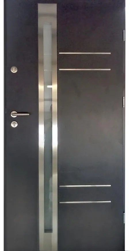 Dvere vchodové Monaco 90P antracit