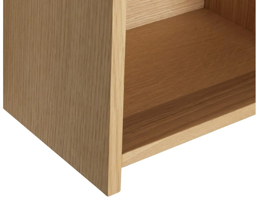 Poschodová polica v dekore duba v prírodnej farbe 80 cm Focal – Hübsch