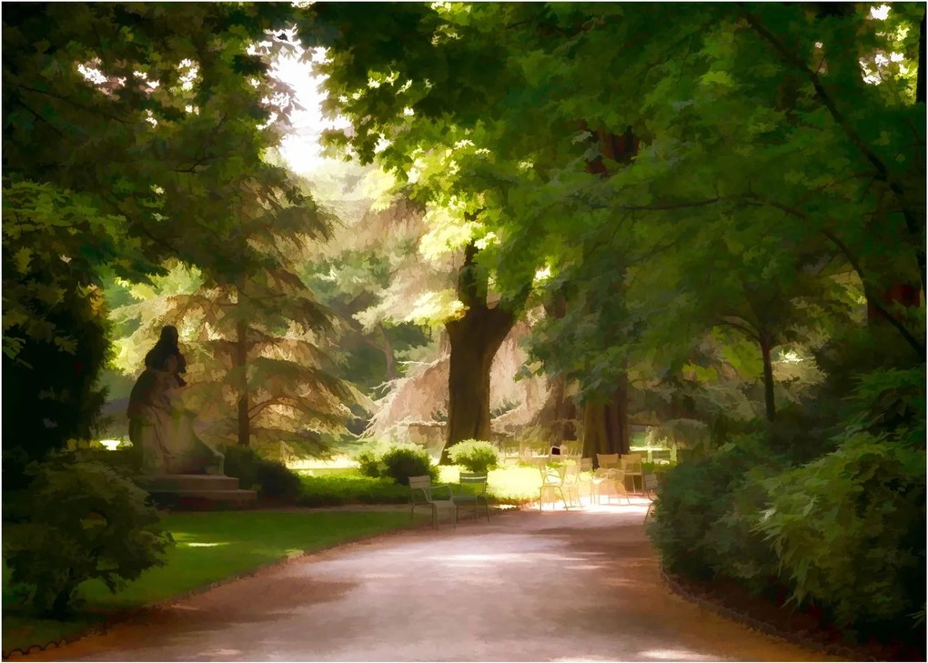 Obraz parku (70x50 cm)