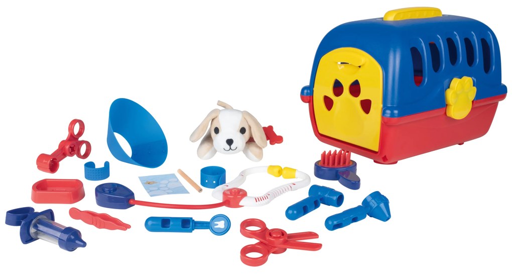 Playtive Plyšové zvieratko v prepravnom boxe (plyšový psík) (100380104)