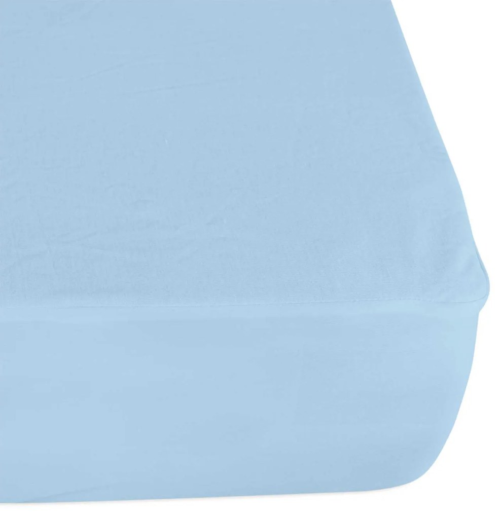 DETSKÉ NEPRIEPUSTNÉ JERSEY PRESTIERADLO SG 009 60X120 CM SVETLOMODRÁ